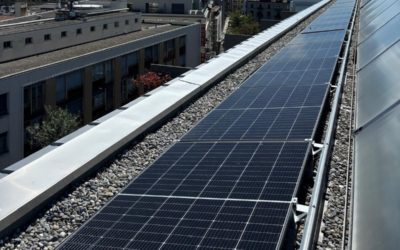 Notre premier chantier solaire à Genève