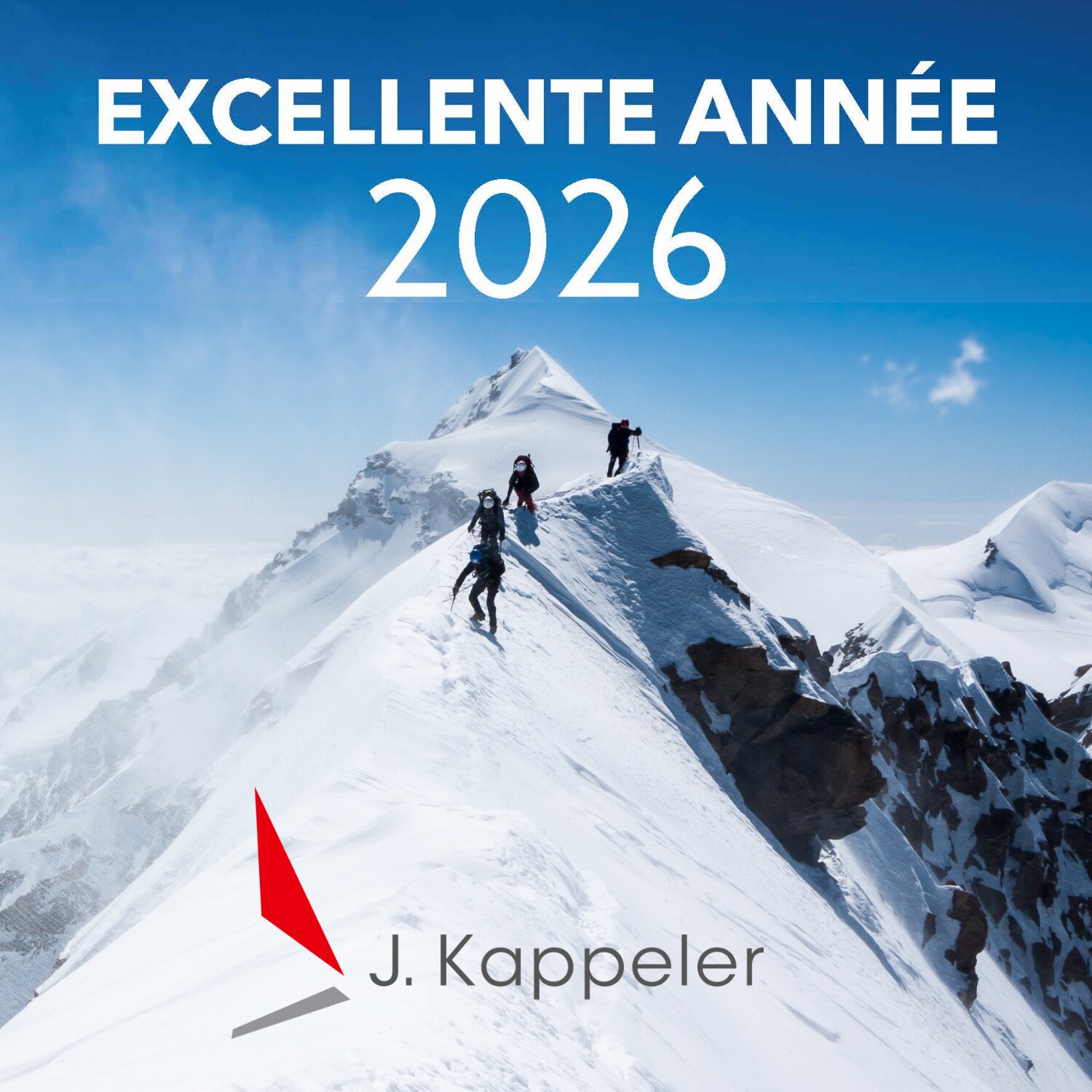 Toute l’équipe J.Kappeler vous souhaite une année d’accomplissements individuels et collectifs.

Nous vous remercions pour votre confiance en 2025, et sommes pleins d’énergie pour vos projets en 2026 ! 

